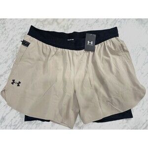 Under Armour UA Vanish Elite athletic Shorts 1378604-203 beige Men's XL NEW